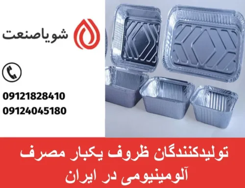لیست تولیدکنندگان ظروف یکبار مصرف آلومینیومی در ایران