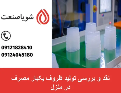 نقد و بررسی تولید ظروف یکبار مصرف در منزل | بررسی میزان سرمایه اولیه