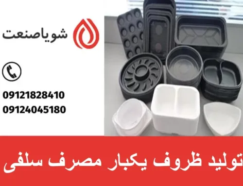 تولید ظروف یکبار مصرف سلفی | درامد فروش ظروف یکبار مصرف سلفی