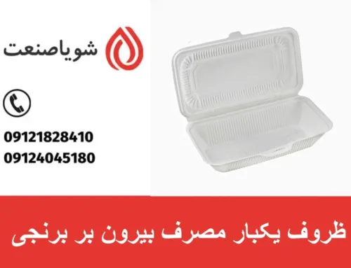 ظروف یکبار مصرف بیرون بر برنجی | راه اندازی خط تولید
