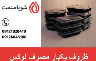 ظروف یکبار مصرف لوکس